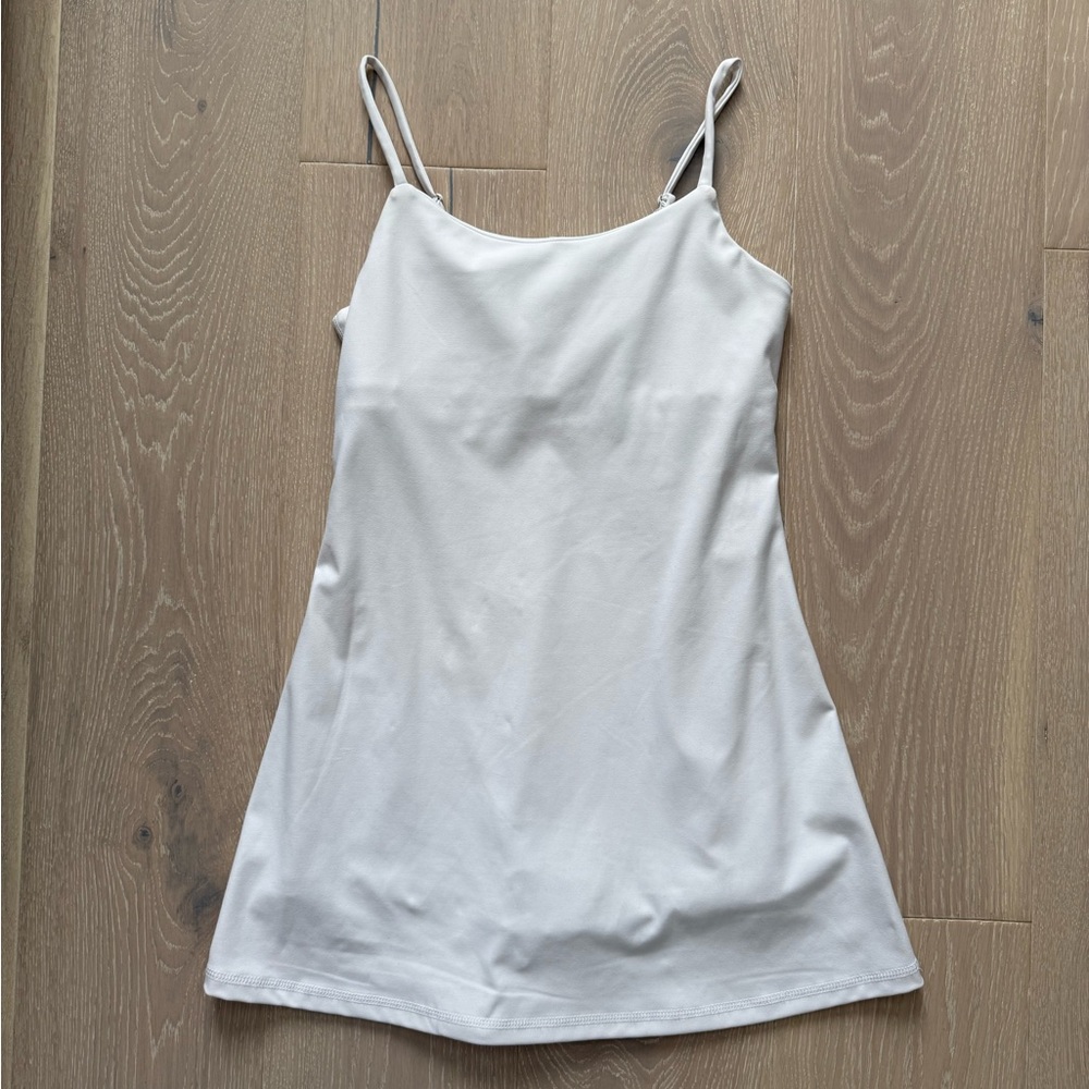 White Spaghetti Strap Dress